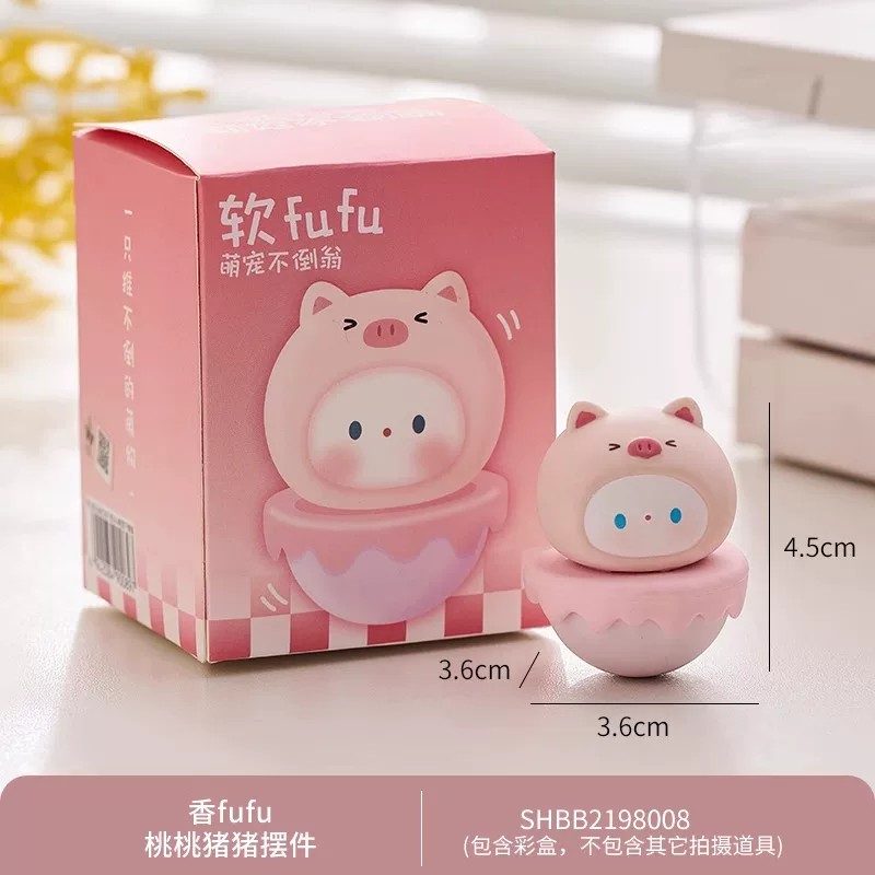 Cute Tumbler Desk Ornament, Stress Relief Office Decor
