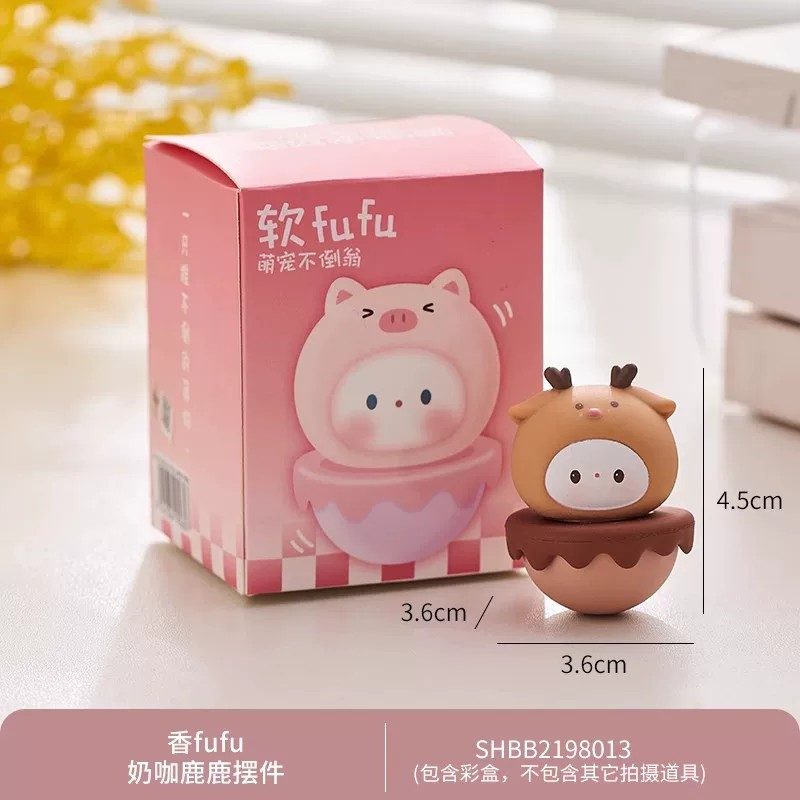 Cute Tumbler Desk Ornament, Stress Relief Office Decor