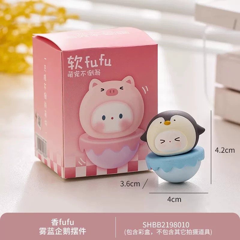 Cute Tumbler Desk Ornament, Stress Relief Office Decor
