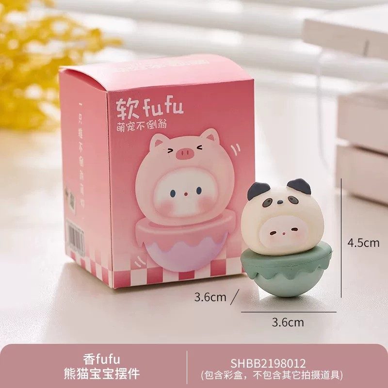 Cute Tumbler Desk Ornament, Stress Relief Office Decor