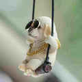 Premium Labrador Swinging Dog Car Rearview Mirror Pendant, Stylish Car Interior Hanging Ornament, Ideal Gift for Dog Lovers