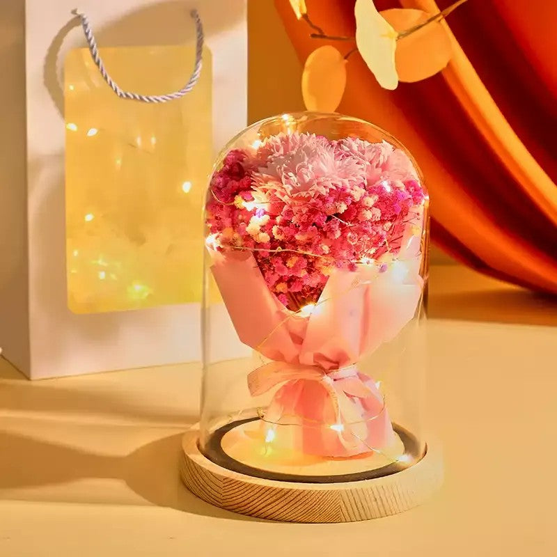Artificial Rose Bouquet Ornament, Fake Flower Table Home Decor, Romantic Gift for Her