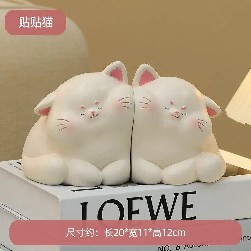 Cute Hugging Duck Pear Bookends, Never Separate Themed Desktop Ornament, Creative Home Decor Gift