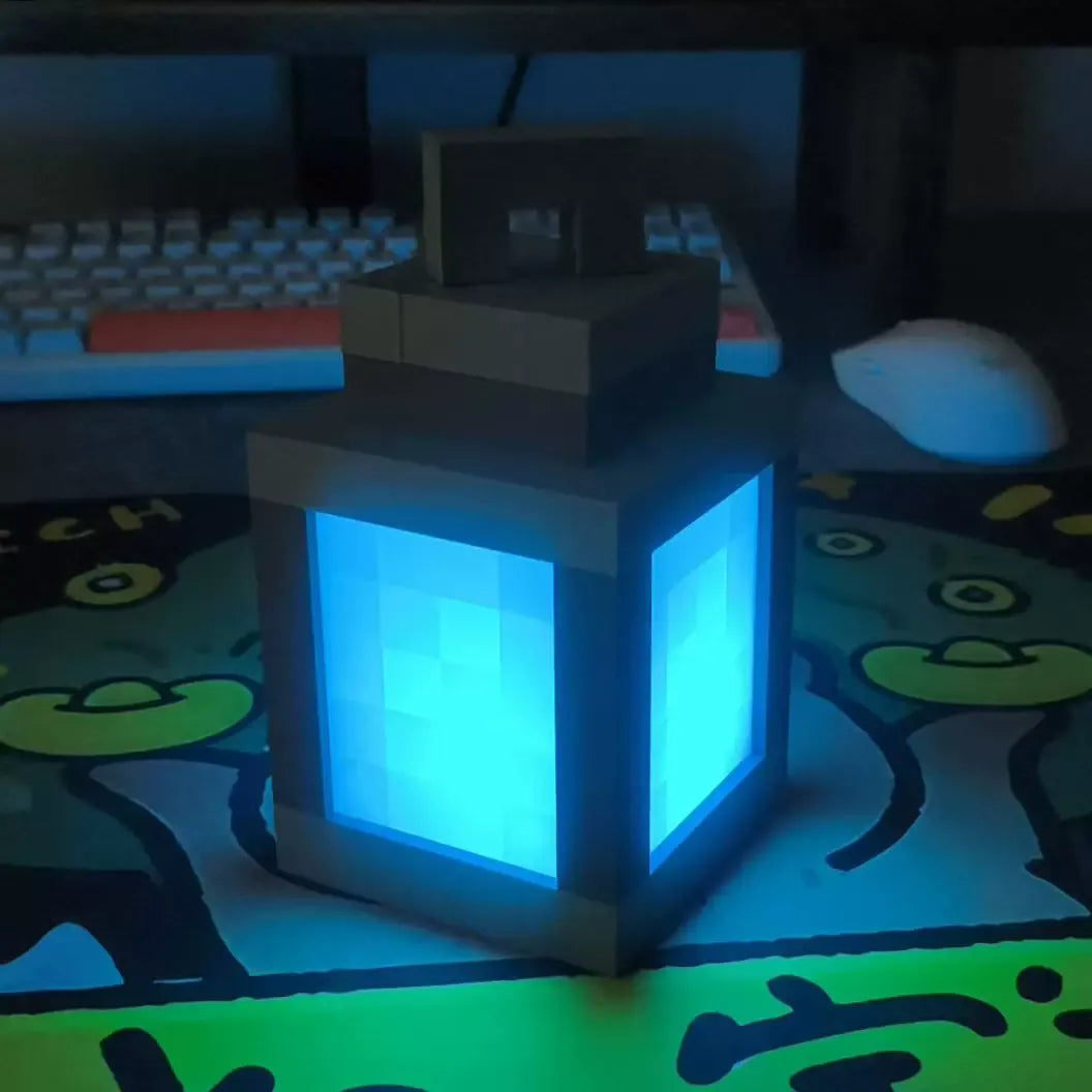 Minecraft Torch Touch Lamp, Game Themed Decorative Night Light