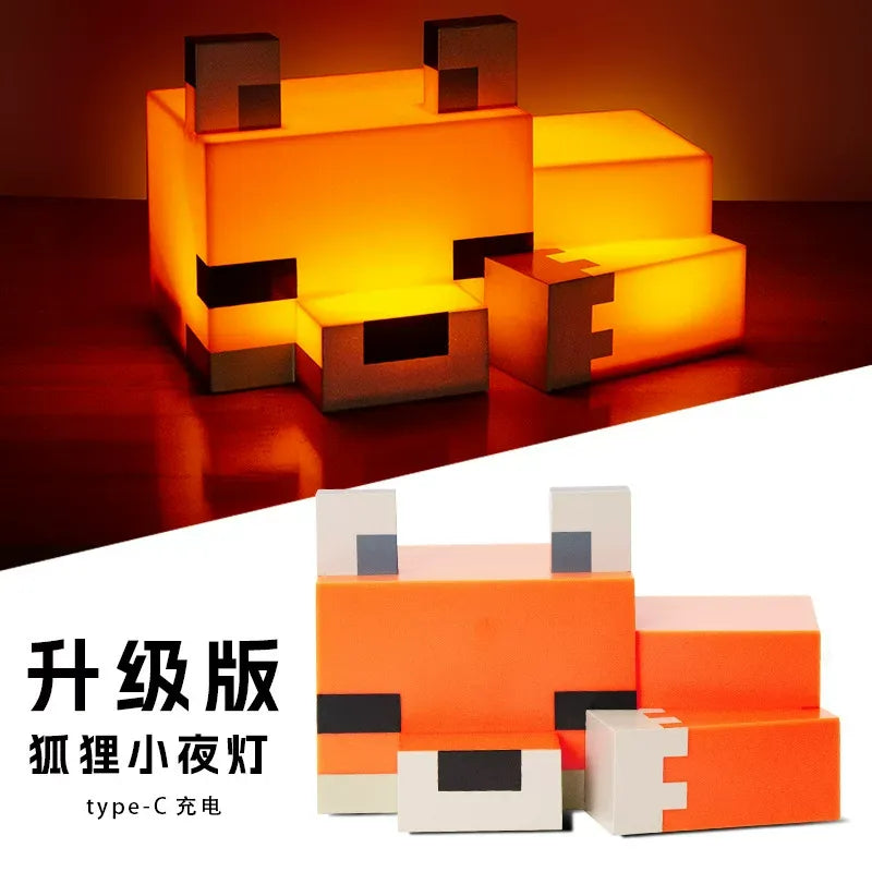Minecraft Torch Touch Lamp, Game Themed Decorative Night Light