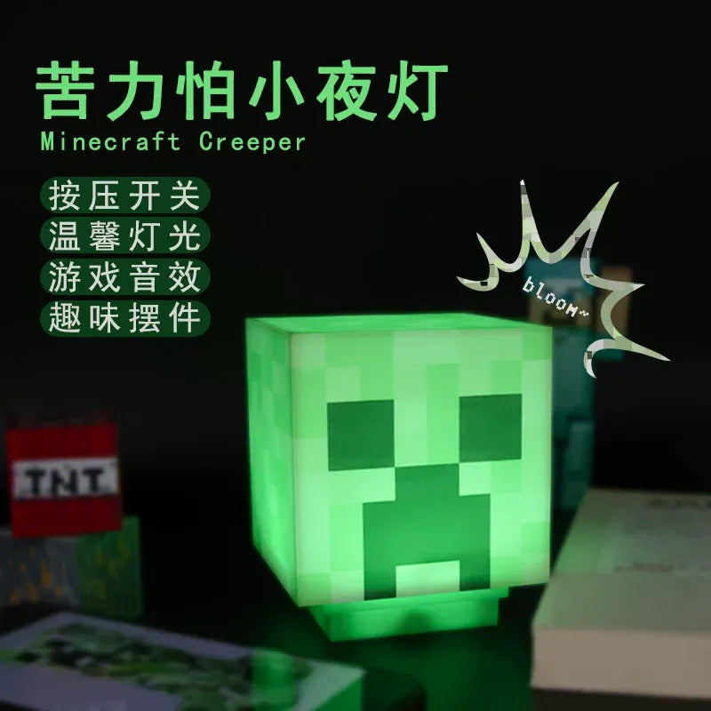 Minecraft Torch Touch Lamp, Game Themed Decorative Night Light