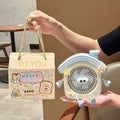 Cute Mini House-shaped USB Desk Fan, Portable Handheld Personal Fan for Students