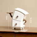 Novelty Cute Desktop Drawer Storage Box, Plastic Key & Remote Control Organizer for Entryway & Workstation