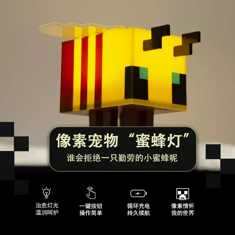 Minecraft Torch Touch Lamp, Game Themed Decorative Night Light