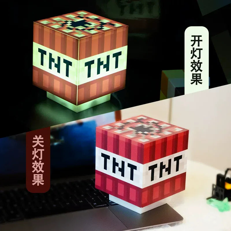 Minecraft Torch Touch Lamp, Game Themed Decorative Night Light