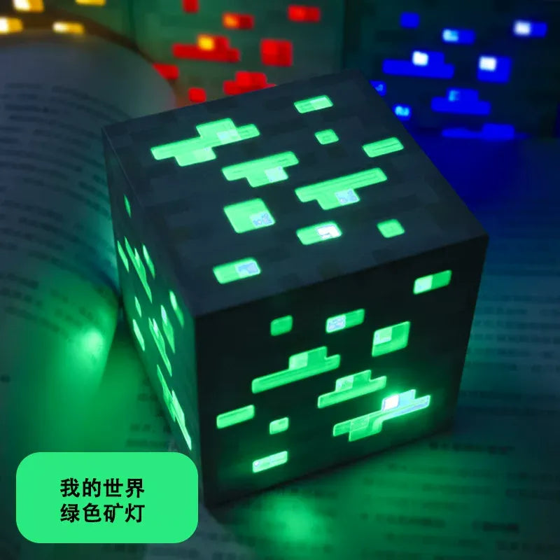 Minecraft Torch Touch Lamp, Game Themed Decorative Night Light